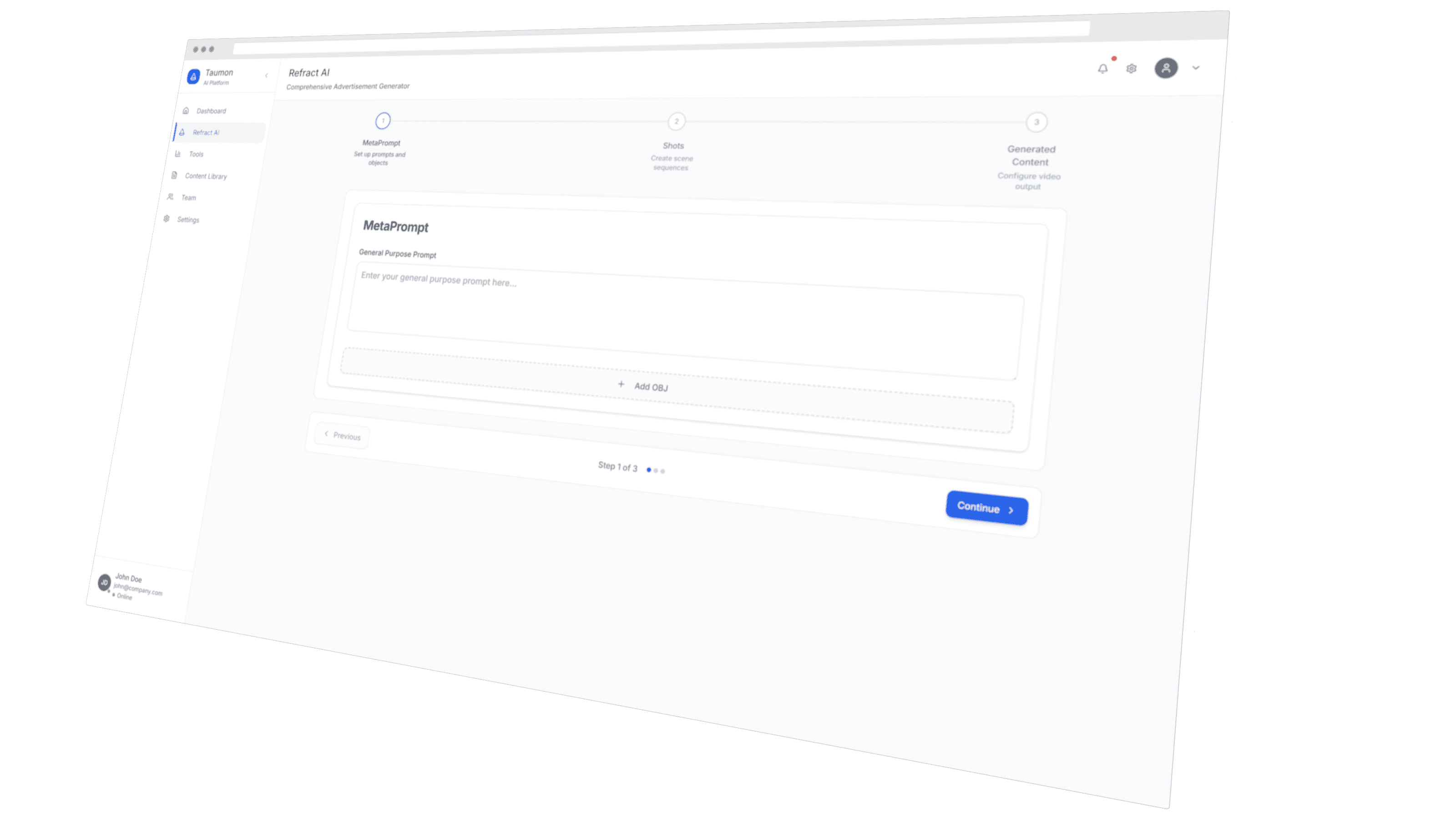 AI Advertisement Platform